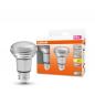 Preview: 2er Pack Osram E27 LED Star R63 Strahler 36° 4,3W wie 60W warmweißes Licht mit kleinem Abstrahlwinkel